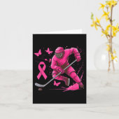 IJshockey Borstkanker Awareness Player Pink SPL Kaart (Gele Bloem)