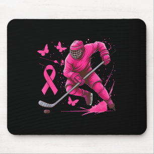 IJshockey Borstkanker Awareness Player Pink SPL Muismat