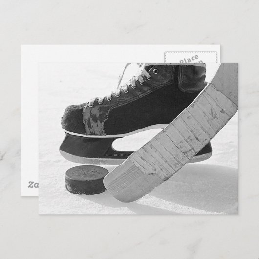 Ijshockey Briefkaart (Voorkant / Achterkant)