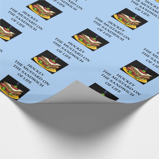 ijshockey cadeaupapier (Hoek)