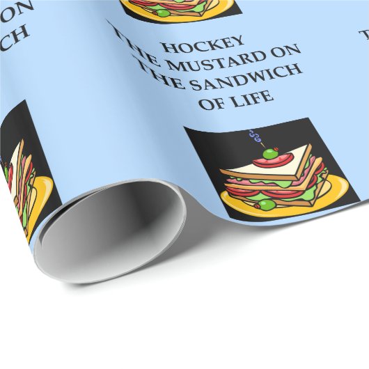ijshockey cadeaupapier (Rol Hoek)