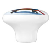 ijshockey-cavia, keramische knop (Zijkant)