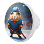 ijshockey-cavia, keramische knop (Rechts)