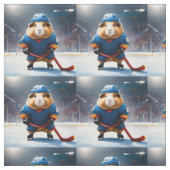ijshockey-cavia, stof (Swatch)