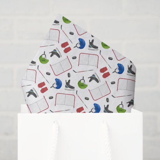 IJshockey Decoupage Tissuepapier (Cadeauzakje)