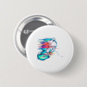 IJshockey Dynamisch Ronde Button 5,7 Cm (Voorkant /achterkant)