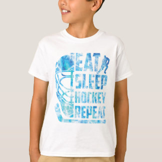 IjsHockey Eten Slapen Hockey Herhalen Grappige Jeu T-shirt