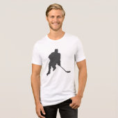 IJshockey fans Twee Tone T-shirt ontwerp (Voorkant volledig)