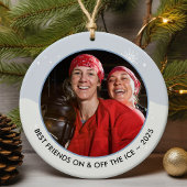 IJshockey  foto Keramisch Ornament