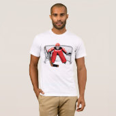 IJshockey Goalie Mannen T-shirt (Voorkant volledig)
