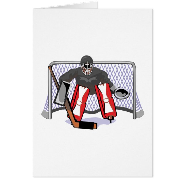 ijshockey goalie realistische vectorillustratie (Voorkant)