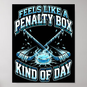 IJshockey grappig voelt als een strafbank soort va Poster