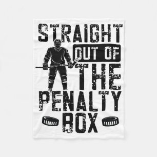 IjsHockey Grappige Strafbank Fleece Deken