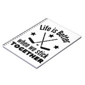 ijshockey: Het leven is beter als we bij elkaar bl Notitieboek (Linkerzijde)