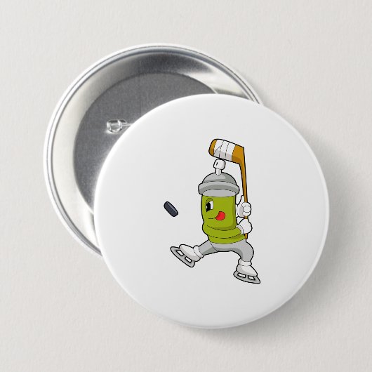 IJshockey Ice hockey-stick Ronde Button 7,6 Cm (Voorkant /achterkant)