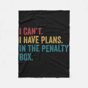 IJshockey Ik Heb Plannen In De Penalty Box Leuk Fleece Deken