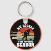IJshockey is mijn favoriete seizoen Sleutelhanger (Achterkant)