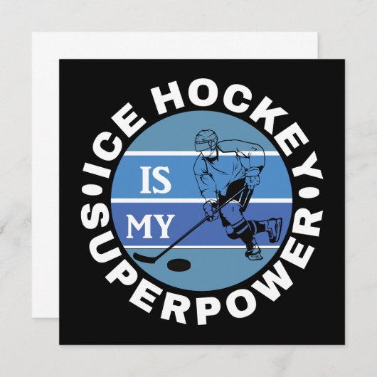 IjsHockey Is Mijn Superkracht (Voorkant / Achterkant)