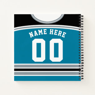 ijshockey jersey Sjabloon Notitieboek