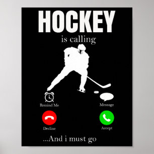 IJshockey Jeugd Vrouwen Puck Hockeyspeler Speler M Poster