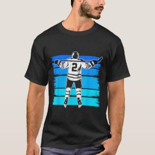 IJshockey Jongens Nummer 2 2e Verjaardag 2 Jaar Ou T-shirt