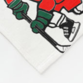 IjsHockey Kerstcadeau Fleece Deken (Hoek)