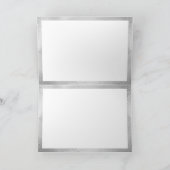 IJshockey Kerstkaart - rood sprankeling & zilver Kaart (Binnen)