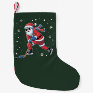 IJshockey Kerstman Kerstman Ijsporten Team Kleine Kerstsok