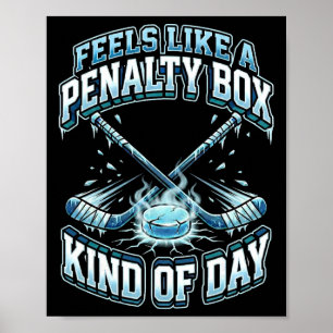 IJsHockey Leuk Voelt Als Een Strafbank Soort Van Poster
