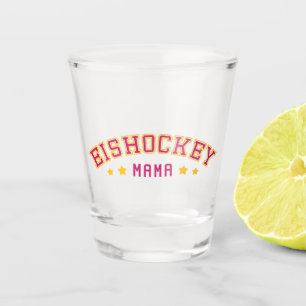 IJshockey Mama, Duitse Hockey Moeder Shot Glas