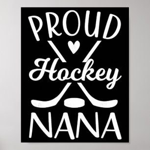 IJshockey Nana Oma van ijshockeyspeler Nana Poster