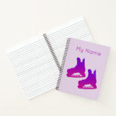 IJshockey notebook (voor meisjesspeler) Notitieboek (Binnen)