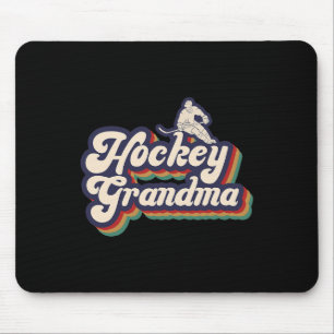 IJshockey oma van een hockeyspeler grootmoeder Muismat