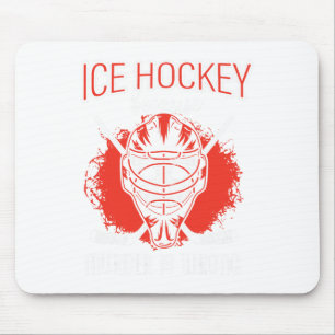IJshockey Omdat Moord Verkeerd Is IJshockey Spelen Muismat