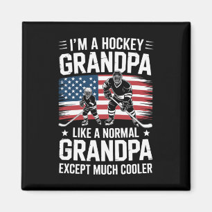 IJshockey Opa Als Een Normale Opa Behalve Mu Magneet