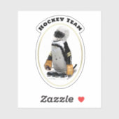 IJshockey Pinguïn Sticker (Vel)