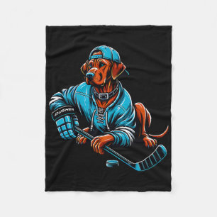 IJshockey Rodesian Ridgeway Dusher Hockey Spirit Fleece Deken