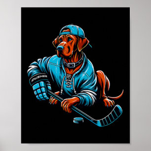 IJshockey Rodesian Ridgeway Dusher Hockey Spirit Poster
