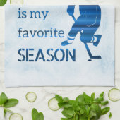 IJshockey schaats handdoek Favoriet blauw (Gevouwen)
