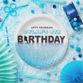 IJSHOCKEY SCHAATSEN Verjaardagsfeest Decor Papieren Bordje (Feest)