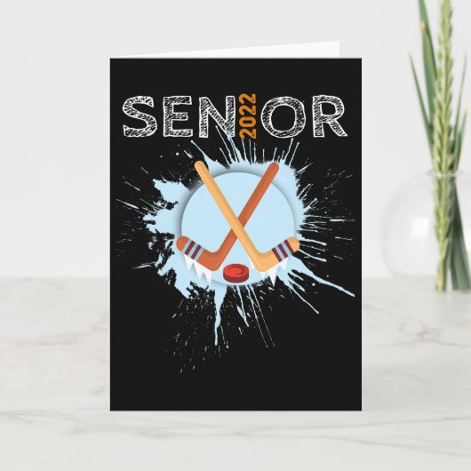 IJshockey Senior College Middelbare school  Kaart (Voorkant)