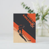 IJshockey snelheid en controle Briefkaart (Staand voorkant)