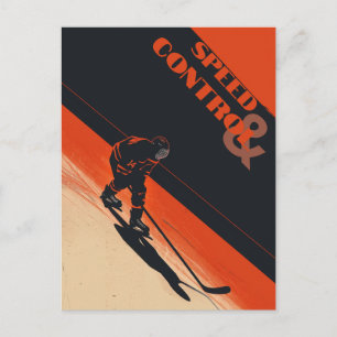 IJshockey snelheid en controle Briefkaart