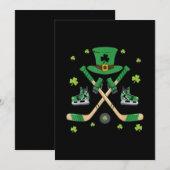 IJsHockey St. Patricks Day Cute Cadeau Doelman Kla Kaart (Voorkant / Achterkant)