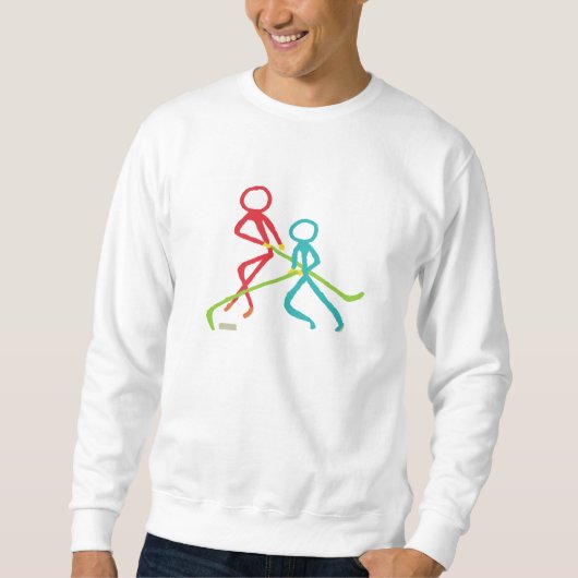 IJshockey Stickmannen Trui (Voorkant)