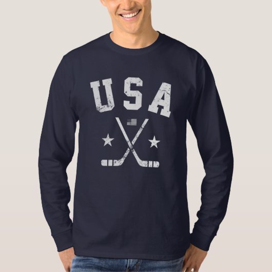 IJshockey T-shirt USA (Voorkant)