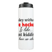 ijshockey thermosbeker (Voorkant)