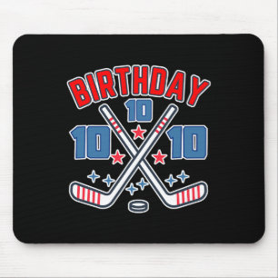 IjsHockey Tien Verjaardag Jongen 10de Feestje Jong Muismat