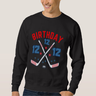 IJshockey Twaalf Verjaardag Jongen 12de Feest Jong Trui