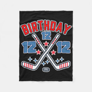 IJshockey Twaalf Verjaardag Jongen 12de Feestje Jo Fleece Deken